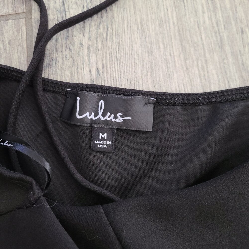 Lulus bodycon dress black women's medium - Picture 12 of 14
